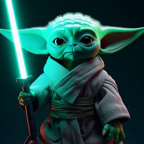 Star Wars Mandalorian & Din Grogu (Baby Yoda) Print Socks! - Picture 11 of 16